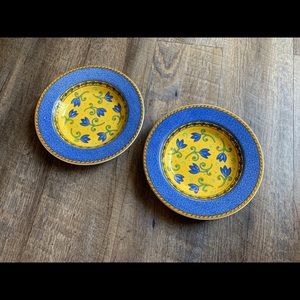 Set of 2 Furio Home 8.75” Salad Bowls LA Primula